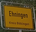 Ehningen Ortsschild