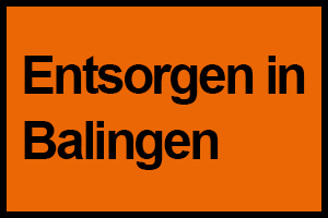 Möbel entsorgen in Balingen