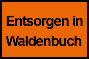 Möbel entsorgen in Waldenbuch